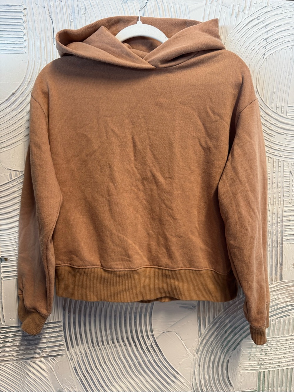 a new day Women's Cozy Pullover Hoodie in Warm Brown